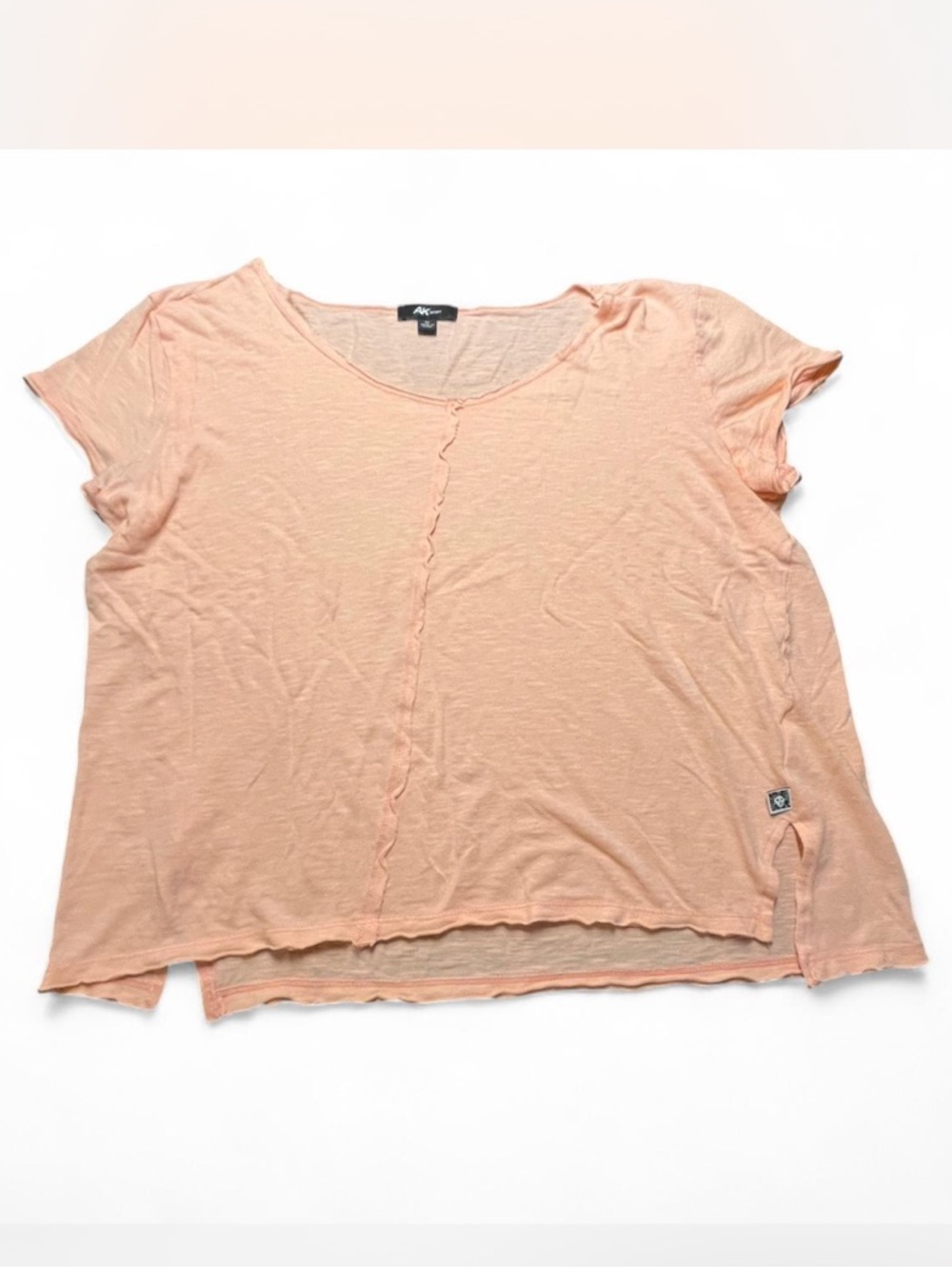 AK Ann Klein Sport coral cropped top Size M